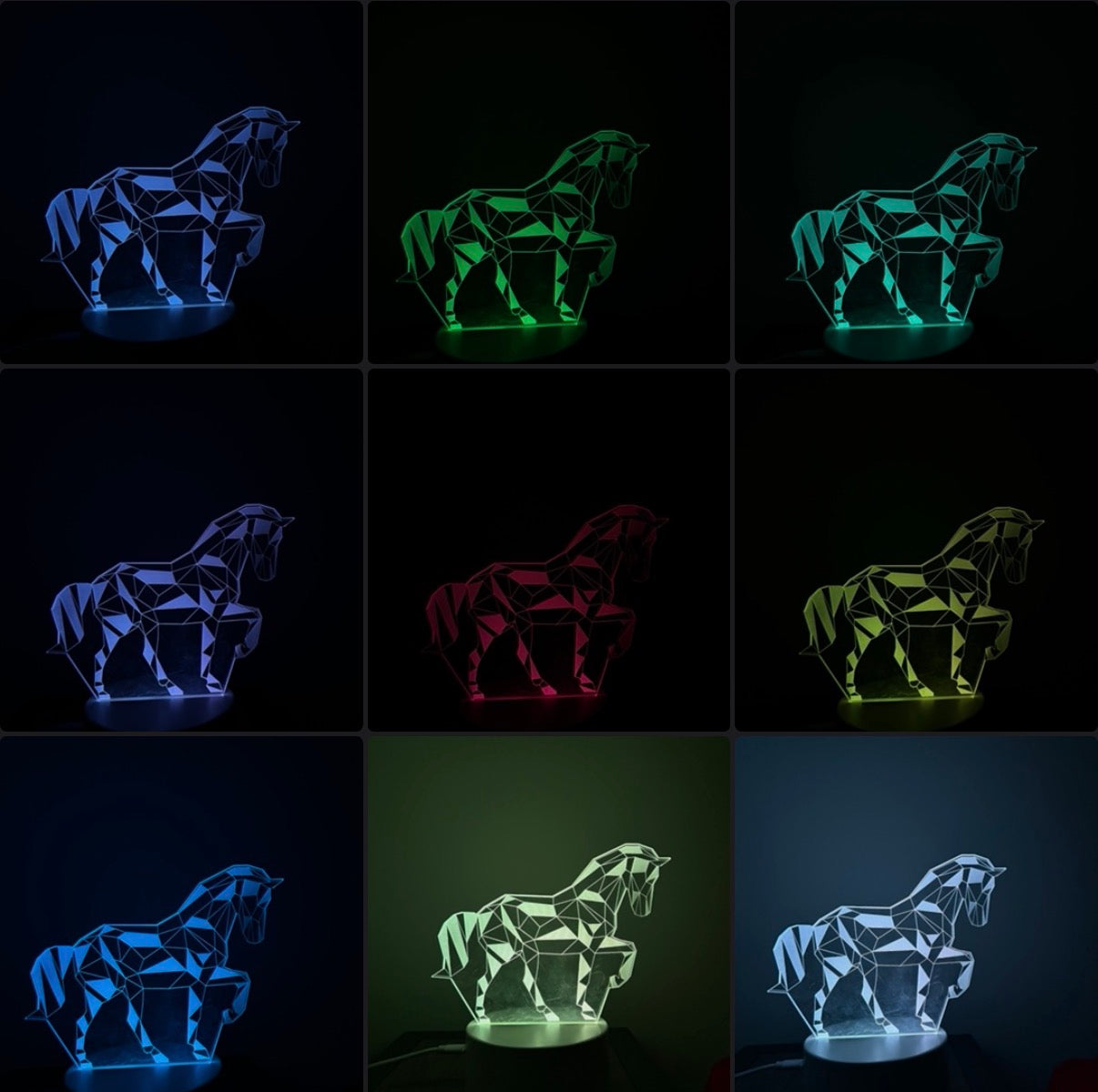 Horse Lamp RGB night light