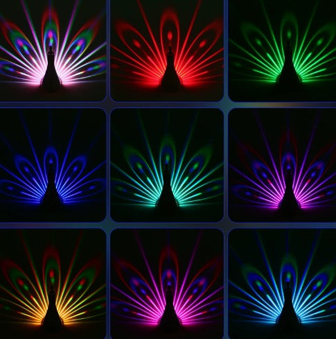 Peacock RGB night light