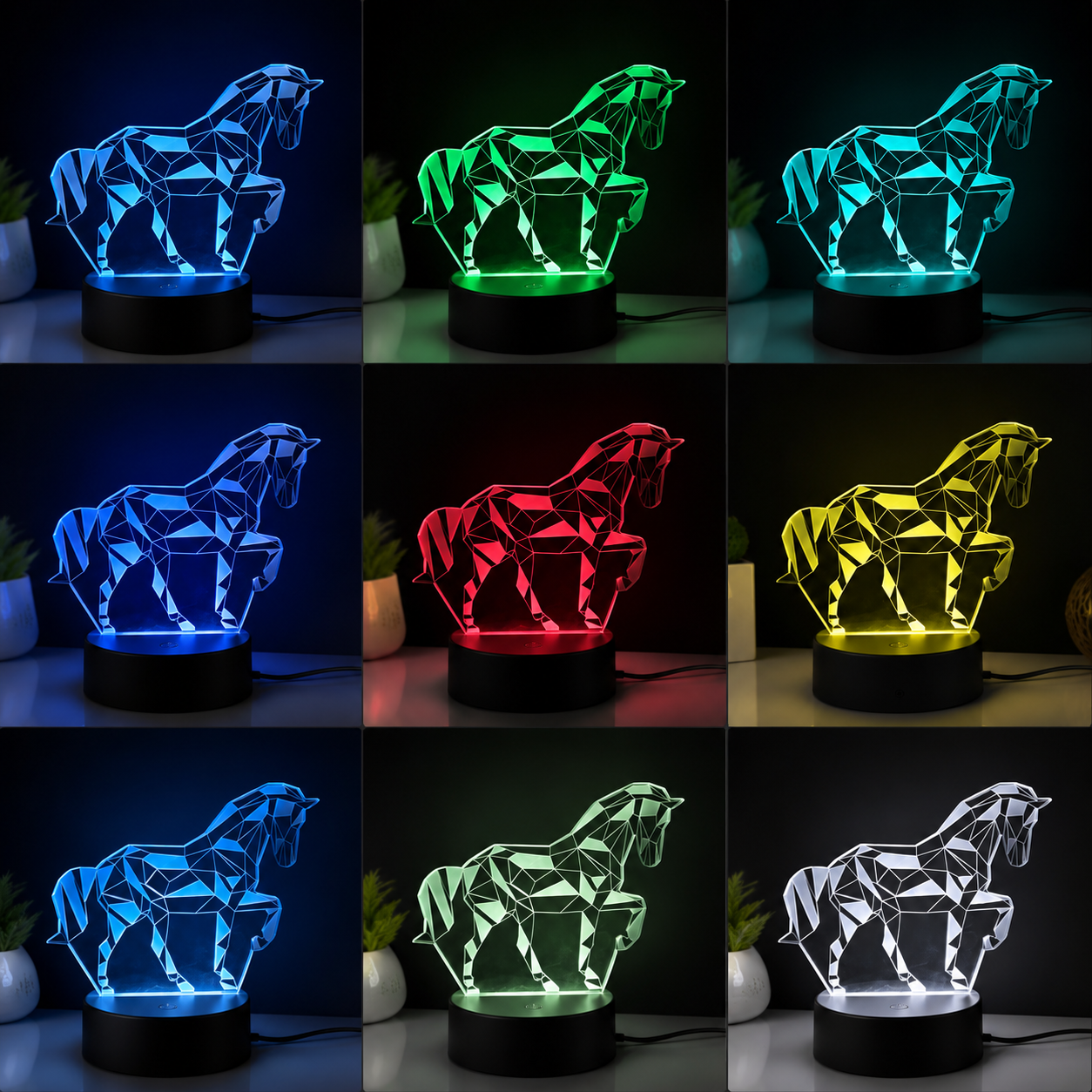 Horse Lamp RGB night light